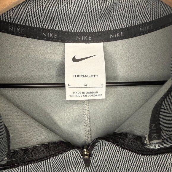 Nike Running Dri Fit Womens Sweatshirt Jacket Pullover 1/4 Zip Size Medium Gray - Picture 3 of 6